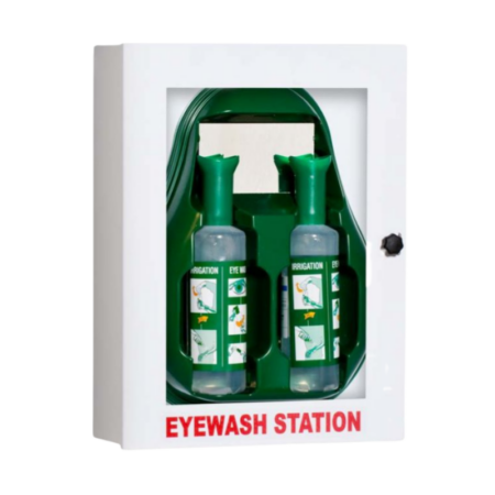 Eye wash station - wall mounted