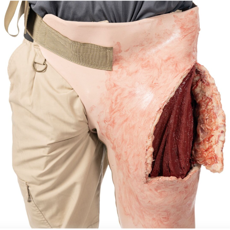 SMRT Task Trainer - Hip with Large Caliber Gunshot Wound
